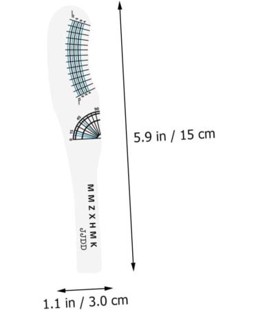 POPETPOP 10pcs Eyelash Measuring Ruler Lash Tools Lash Length Measuring Tool Eyelash Ruler Card Mascara Curly - Buy Online on GoSupps.com