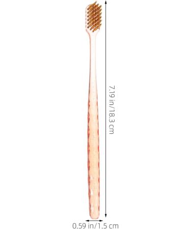 Buy Nolitoy Travel Toothbrush Set - 12 Portable Soft Toothbrushes for Kids & Adults | Wide Brush Head & Clear Handle - International Shipping Available - Buy Online on GoSupps.com