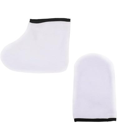 Paraffin Wax Gloves Hand Foot Care Exfoliating Covers Paraffin Wax Protection Retain Heat Hand Foot Care Gloves Set for Removing Dead Skin hand moisturizer gloves - Buy Online on GoSupps.com
