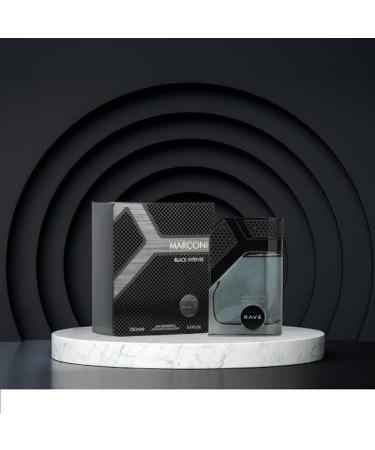 Macroni Black Intense Long Lasting Eau De Parfum For Men and Women Unisex 100 ML (3.4 floz) - Buy Online on GoSupps.com