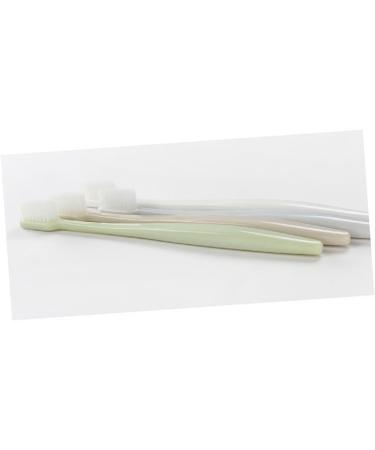 Minkissy 4-Pack Soft Toothbrushes for Sensitive Teeth | Handheld Oral Care & Dental Hygiene | Green Bristle Toothbrushes for Women - Buy Online on GoSupps.com