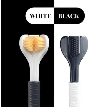 AD-BCRBgen Ultra-Fine Soft Bristle Toothbrush for Adults - 1 PC Black Toothbrush for Oral Health | Three Soft Toothed Design - Buy Online on GoSupps.com