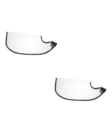 Didiseaon 4 Pcs Shampoo Funnel Hair Cape Hair Shampoo Apron Hairdressing Tool Pu Transparent Plastic Modeling