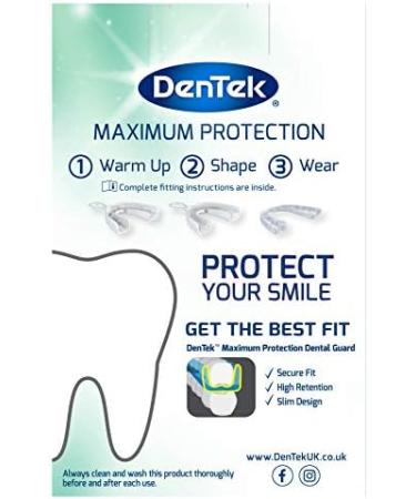 DENtek Maximum Protection Dental Mouth Guard for Night Time Teeth Grinding Prevention - Buy Online on GoSupps.com