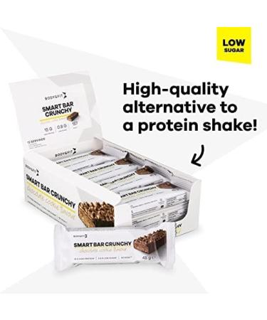 Body Fit Body & Fit Smart Bar Crunchy White Chocolate & Cookies 540 grams 12 bars Chocolate & Cookies - Buy Online on GoSupps.com