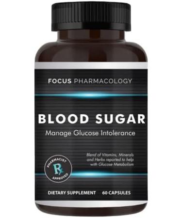 Focus Pharmacology Blood Sugar Blend Supplement - Diabetes Support with Chromium - Heritage Glucose Monitor - Buy Online on GoSupps.com