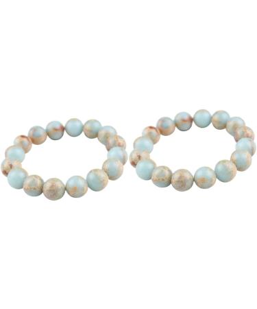 COHEALI 4 Pcs Blue Ball Bracelet Girls Bracelets Chakra Stone Beads Design Bracelet Tibet Shoushan Stone As Shownx2pcs 16X16CMx2pcs - Buy Online on GoSupps.com