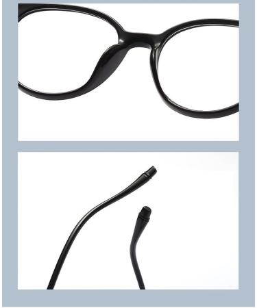 Fuqinqingoz Retro Computer Reader - Anti Blue Light Reading Glasses for Presbyopia | Gray Size +100 - Anti Glare & Light Mirror - Buy Online on GoSupps.com