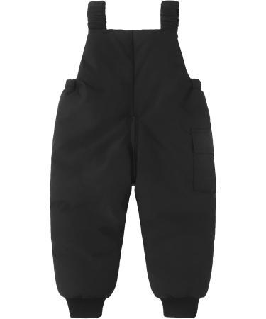 Happy Cherry Baby Winter Pants - Newborn Boys Girls Overall Ski Trousers | Infant Warm Snow Bib Pant | Toddler Windproof Padded Snowsuit Bottoms | Elastic Zipper Outerwear Clothes - Buy Online on GoSupps.com