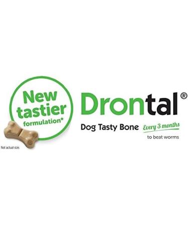 Drontal Dog Tasty Bone 150/144/50 mg Tablets (24 pack) - Buy Online on GoSupps.com
