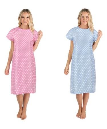 Abiha Comfort and Functionality Combined: Labor and Delivery Gown Nursing Nightgown Maternity Nightgowns for Hospital Short Breastfeeding Nightgown L-XL Pink - Buy Online on GoSupps.com