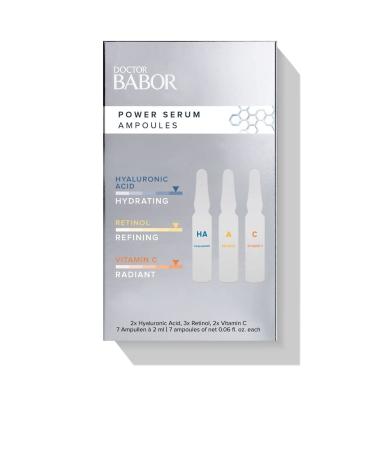 DOCTOR BABOR Power Serum Ampoules Set various ampoules for the face for moisture and more even complexion vegan formula 7x2 ml.