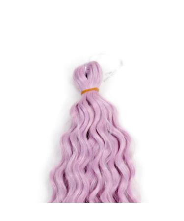 DSOAR Deep Twist Crochet Hair - 22 Inch Synthetic Ombre Kinky Curl Braided Hair Extensions - 3 Pack - Pure/Pink/60 - Buy Online on GoSupps.com