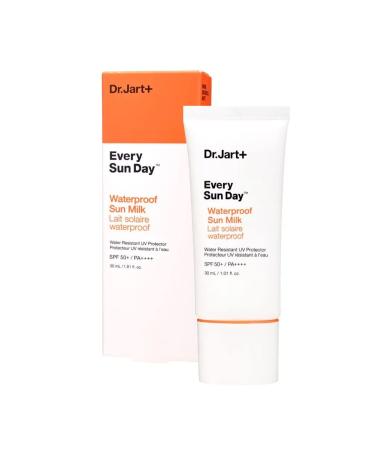 Dr.Jart+ Every Sun Day-Waterproof Sun Milk-All Skin Type SPF50+ / PA++++ 30ml(1.01 fl.oz.) Water Resistant UV Protector
