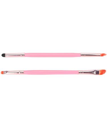 2Pcs Double Ended Eye Shadow Brush Skin Friendly and Minimal Waste Professional Portable Double Sided Concealer Brush for Eyeshadow Eyebrow Blending - Buy Online on GoSupps.com
