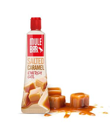 Mulebar - Sport Energy Gel - Salted Caramel - 37g - Gluten Free - Resealable and Reusable Tube