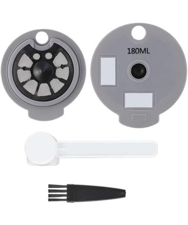  Vilgftyiet Vilgftyiet Reusable Coffee Capsule for Bosch Tassimo Machines with 12g Capacity 60ml and 180ml Lids Spoon and Brush - Buy Online on GoSupps.com
