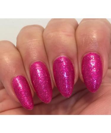 Bluesky Pink Cerise Glitter Butterfly Queen Garden Muse 80602 Nail Gel Polish UV LED Soak Off 10ml - Buy Online on GoSupps.com