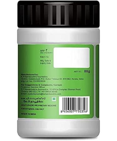 M.P. K.P. NAMBOODIRI S Tooth Powder-Strong - 80 Gram (Ayurvedic Toothpowder 4 Pack) - Buy Online on GoSupps.com