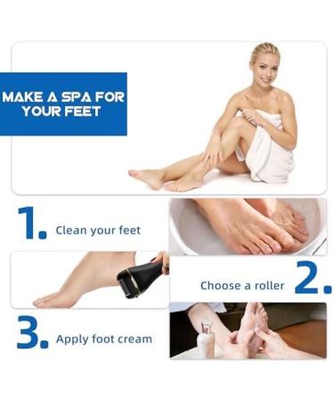 Buy Electric Foot Callus Remover - 16 in 1 Rechargeable Pedicure Kit Waterproof Scrubber & Dead Skin Removal Tool with 3 Rollers & 2 Speeds - Black - Buy Online on GoSupps.com