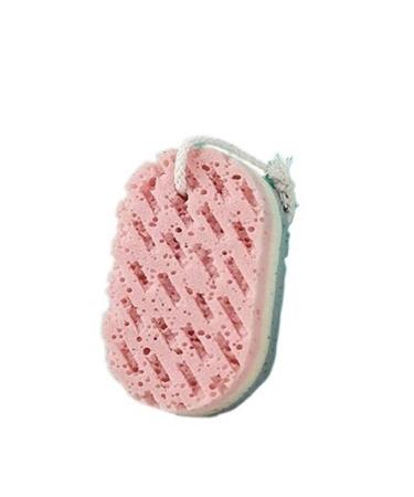 Bath Sponges for Adults Bath Sponge Mesh Pouf Bath Sponge Foam Loofah Sponge (Size : Pink)