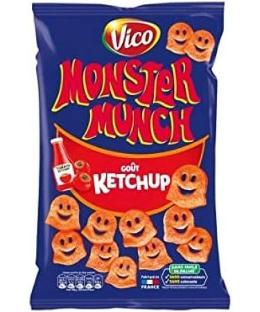  Epicerie sal e Vico - Potato-Based Puffed Product Ketchup Flavor - 85g - Pack of 4 - Fast Delivery in France - Price Per Pack - Buy Online on GoSupps.com