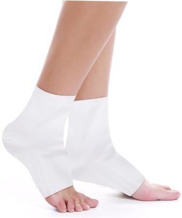 Ipetboom 6 Pairs Dry Feet Heel Protector Socks Ankle Socks Anti Crack Heel Socks Moisturizing Socks Breathable Socks Toeless Spa Socks Heel Sleeves Foot Socks White Gel Women's Ordinary - Buy Online on GoSupps.com