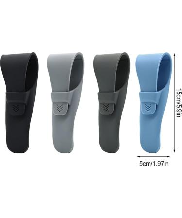 Auclopvzz Universal Razor Storage Trap Bag - Portable Silicone Organizer for Home & Outdoors - Light Gray - Buy Online on GoSupps.com