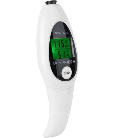 Skin Moisture and Oil Tester -Eco-Friendly - LCD Display(White) - Buy Online on GoSupps.com