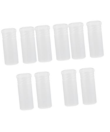 FRCOLOR 10 STK brush drum and brush box shaver holder Shaver travel brush shave shaving brushes for shaving brushes for razor brushwine men suit storage box adjustable travel plastic 5.5x5.5cmx5pcs transparentx5stk