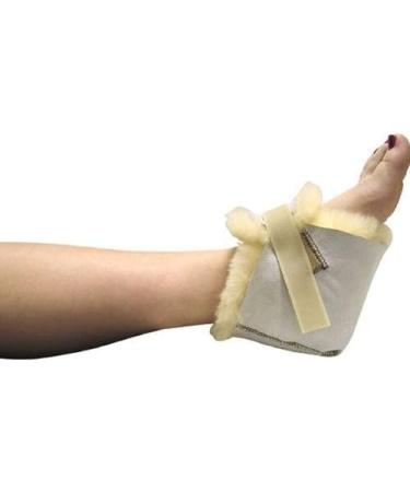 Buy Genuine Medical Sheepskin Heel Protectors - Ideal for Bed Sores | Comfortable Sheepskin Foot Protection Boots (Pair) International Shipping Available - Buy Online on GoSupps.com