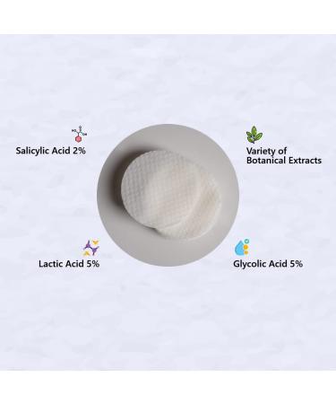 Clarifying Acne Control Pads | Glycolic Acid & Salicylic Pads for Clear Skin | Dermatologist Tested | 60 Count - Buy Online on GoSupps.com