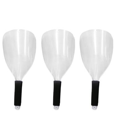 3 Pcs Barber Salon Face Shield Plastic Hairdressing Haircut Face Mask Reusable Hairspray Shield