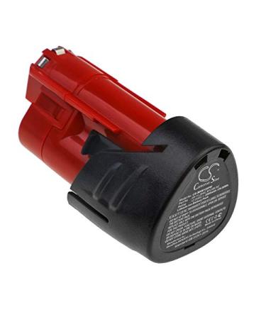 JRINK Replacement for Battery Milwaukee 4932430065 M12 B3 XC M12 B4 XC M12 CH-202C M12 CH-602X M12 CHZ M12 CHZ-0 M12 CHZ-402C M12 CHZ-602X M12 CID M12 CID-0