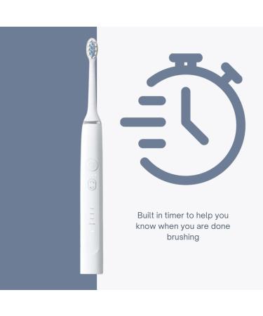 Ultra-Sonic Toothbrush with 2 Brushheads | 4 Modes: Normal Gentle Whitening Massage | FDA Registered - Best International Shipping - Buy Online on GoSupps.com