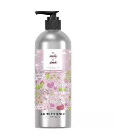 Love Beauty & Planet Murumuru Butter & Rose Conditioner Aluminum Bottle & Refill 16FL.OZ Pink