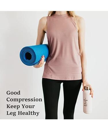 Evolyline 20-30 mmHg Compression Tights for Women & Men, Beige 3XL | Medical Grade Graduated Support Pantyhose for Varicose Veins, Edema, Flight & Nursing - Buy Online on GoSupps.com