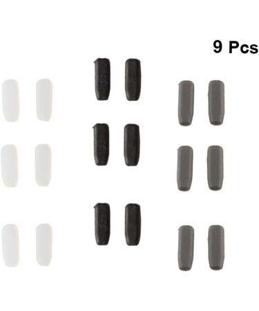 Healeved 9 Pairs Silicone Nose Pads for Glasses | Comfortable Nasal Cushions & Accessories for Sunglasses - Buy Online on GoSupps.com
