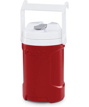 Igloo 1/2 Gallon Sport Jug with Hanging Hooks - Red/White - Buy Online on GoSupps.com