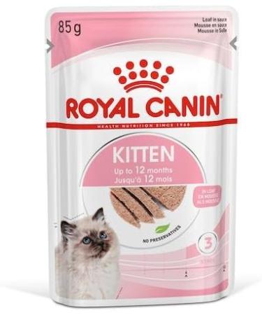 Royal Canin Kitten Instinctive Food in Loaf Wet Pouches 85g (Pack of 48) Variety 85 g (Pack of 12) - Buy Online on GoSupps.com