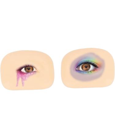 Didiseaon 5 Sets Makeup Practice Skin Eyeshadow Blank Makeup Skin Practical Eye Skin Exercise Board Major 6.9x5.2cmx5pcs Assorted Colorx5pcs - Buy Online on GoSupps.com