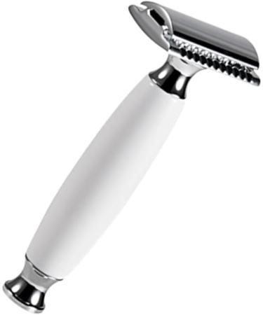 Frcolor Double Safety Razor for Men - Long Handle Manual Shaver with Double-Edged Blades | Ideal for Electricians & Smooth Shaving - Buy Online on GoSupps.com