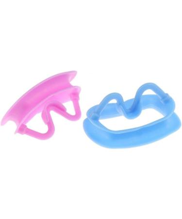 Vepoty Dental Retractor Set - 2 Soft Silicone Intraoral Lip & Cheek Retractors (Pink & Sky Blue) | Reusable Dental Orthodontic Mouth Opener - Buy Online on GoSupps.com