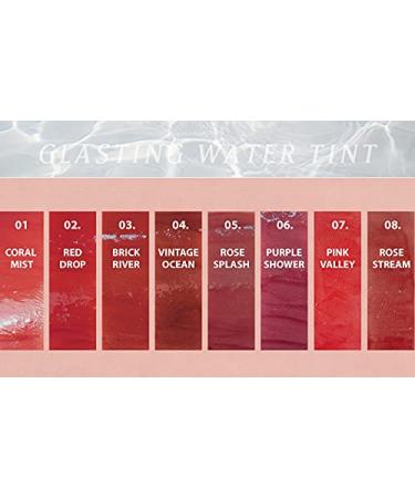 rom&nd Glasting Water Tint 8 colors | Long-lasting Moisturizing Lip Tint for Daily Use K-beauty | Vivid Red Glossy Finish | Natural-beauty Highlighting | 4g/0.14oz - Buy Online on GoSupps.com