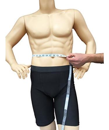 Alpha Medical Abdominal Binder Support Wrap - Standard Length Black 10 High | Hernia Support and Reduction Device - Up to 50 Inch - Buy Online on GoSupps.com