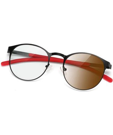Nipan Round Photochrome Vintage Sunglasses | HD Sports Reading Glasses 1.56 Aspherical Lens | International Shipping Available - Buy Online on GoSupps.com