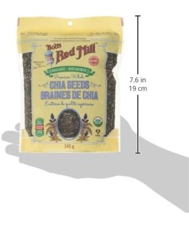 Bob's Red Mill Organic Chia Seeds 340g - Buy Online on GoSupps.com