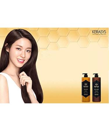 Kerasys Hair Clinic Propolis Shampoo 1000ml - Shine & Healthy Hair Care with Natural Vitamins & Minerals - Buy Online on GoSupps.com