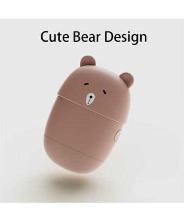 Portable Bear Style Women's Razor for Travel - Manual Shaver with 2 Safety Cartridges & Skin Care Soap Set - Buy Online on GoSupps.com