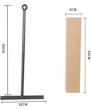 Window Cleaner Brush Household Glass Scraper Soft Rubber Window Cleaner Wiper Multifunctional Cleaning Brush Can Clean Windows Glass Floor - Buy Online on GoSupps.com